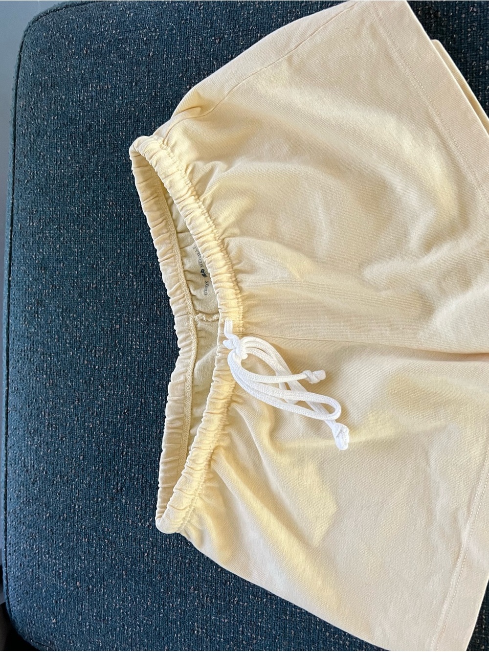 Brandy Melville yellow Elastic Waist Shorts